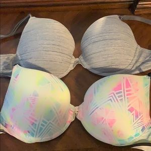PINK wear everywhere push-up bras
